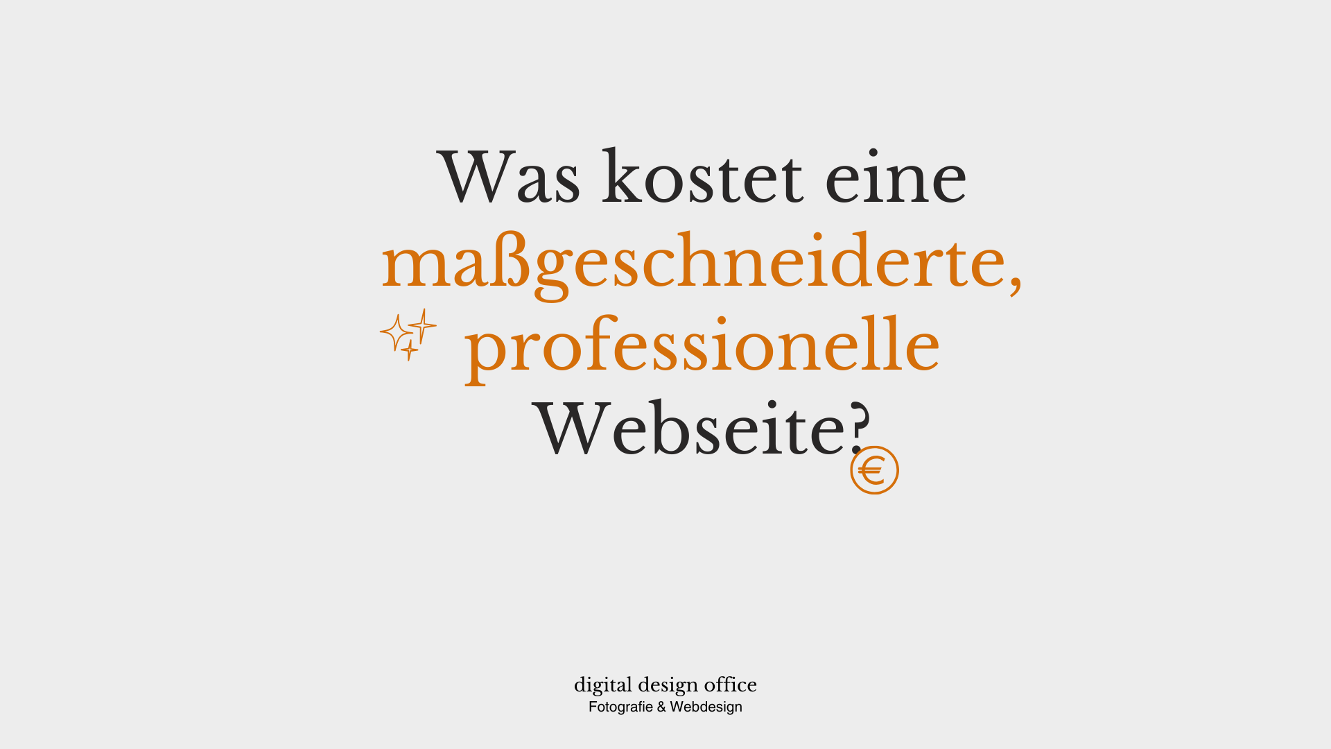 Kosten für eine professionelle Webseite